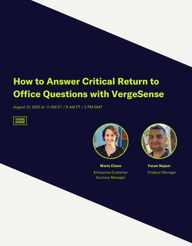 Webinar: Return to Office Product Spotlight