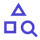 Magnifying glass icon representing data analysis and search insights