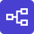 Flowchart diagram icon representing practical use case