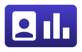 Occupancy planner profile icon with calendar schedule symbol